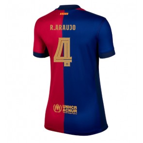 Barcelona Ronald Araujo #4 Domaci Dres za Ženska 2024-25 Kratak Rukavima